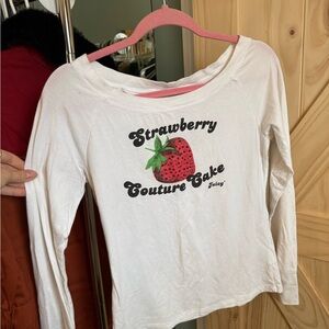 Juicy Couture Strawberry Long Sleeve Shirt